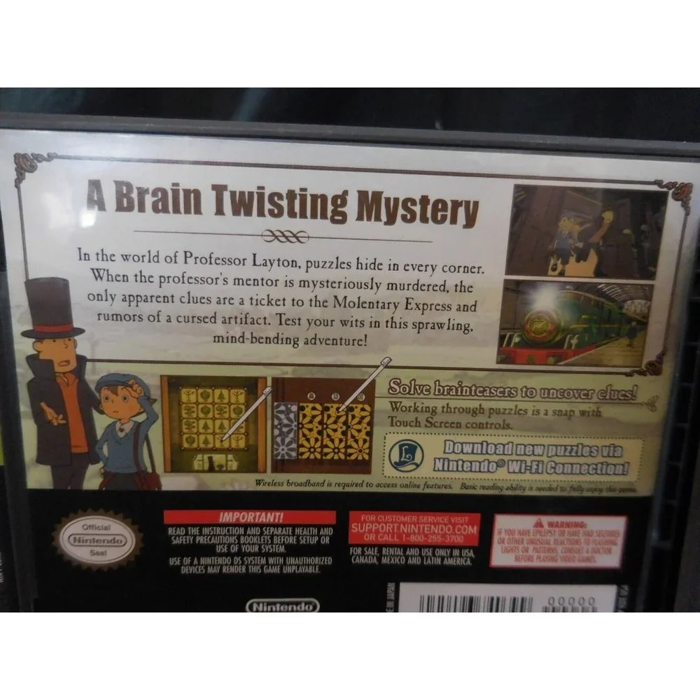 Nintendo DS Games Theme Park + Professor Layton‎ + Guinness world Record